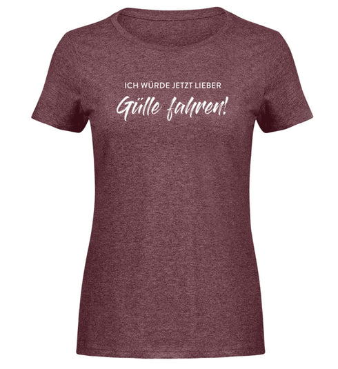 Gülle fahren - Damen Melange Shirt