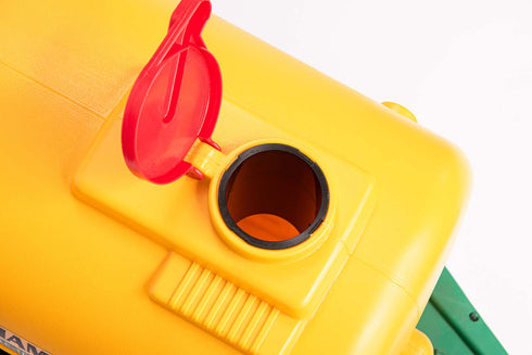 Spielzeugfass für Tretschlepper